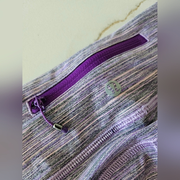 Lululemon Speed Tight IV Space Dye Camo Tender Violet Black Grape Purple Size 6 - Picture 8 of 16